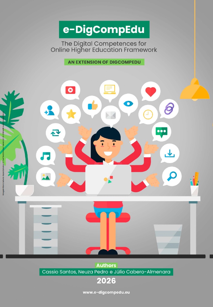 Capa e-DigCompEdu - Versão Inglês